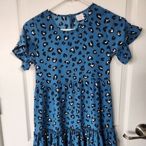 Girls cheetah print dress